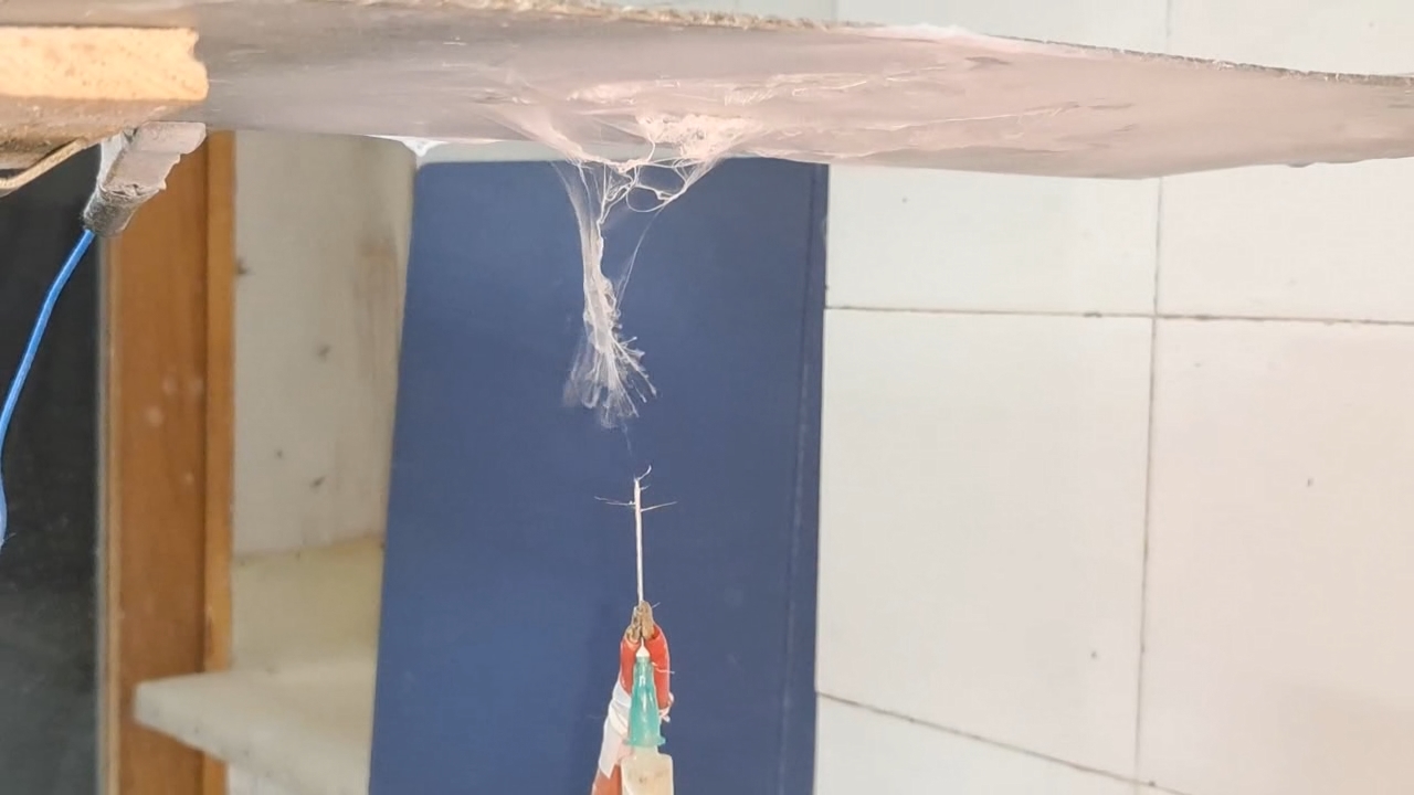 Electrospinning: Solutions of Polystyrene and Polyvinylidene Difluoride in Dimethylformamide